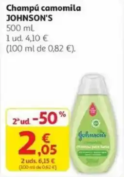 Alcampo JOHNSON'S Champú camomila oferta