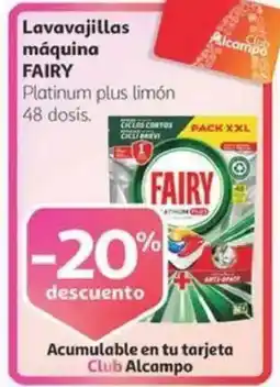Alcampo FAIRY Lavavajillas máquina oferta