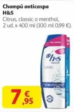 Alcampo H&S Champú anticaspa oferta