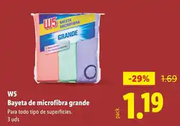 Lidl W5 Bayeta de microfibra grande oferta