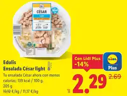 Lidl Edulis Ensalada César light oferta