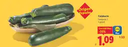 Lidl Calabacín oferta