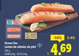 Lidl Ocean Sea Lomos de salmón sin piel oferta