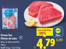 Lidl Ocean Sea Filetes de atún oferta