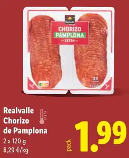 Lidl REALVALLE Chorizo de Pamplona oferta