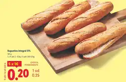 Lidl Baguetina integral 51% oferta