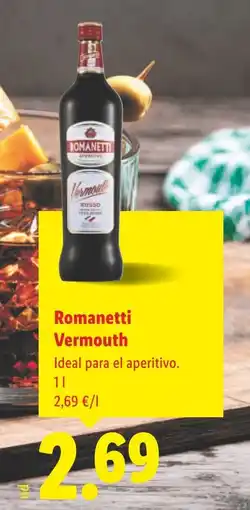 Lidl ROMANETTI Vermouth oferta