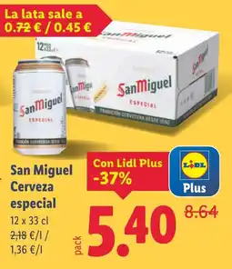 Lidl SAN MIGUEL Cerveza especial oferta