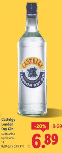 Lidl CASTELGY London Dry Gin oferta