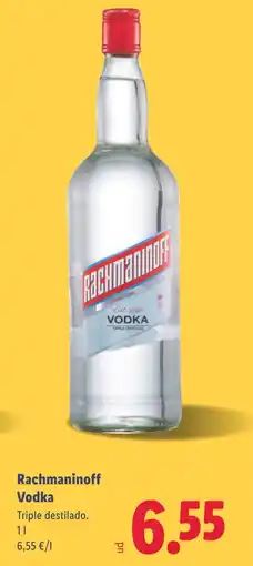 Lidl RACHMANINOFF Vodka oferta