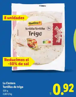 Lidl LA CESTERA Tortillas de trigo oferta