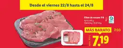 Lidl Filete de vacuno 1ªA oferta