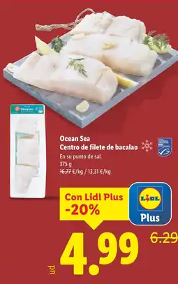 Lidl Ocean Sea Centro de filete de bacalao oferta