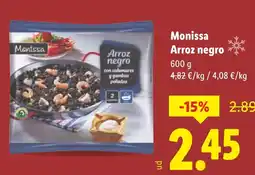 Lidl MONISSA Arroz negro oferta
