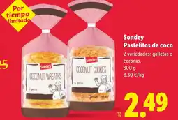 Lidl SONDEY Pastelitos de coco oferta