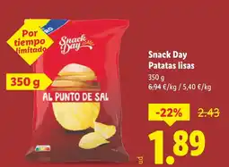 Lidl SNACK DAY Patatas lisas oferta