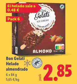 Lidl BON GELATI Helado almendrado oferta