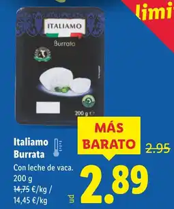 Lidl ITALIAMO Burrata oferta