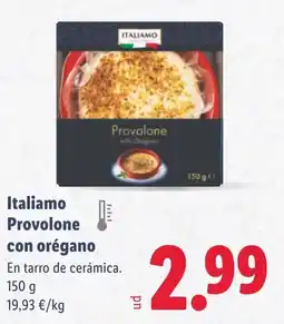 Lidl ITALIAMO Provolone con orégano oferta
