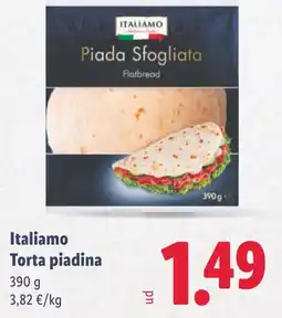 Lidl ITALIAMO Torta piadina oferta