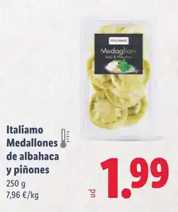Lidl ITALIAMO Medallones de albahaca y piñones oferta