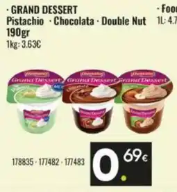 Family Cash GRAND DESSERT Pistachio Chocolata · Double Nut oferta