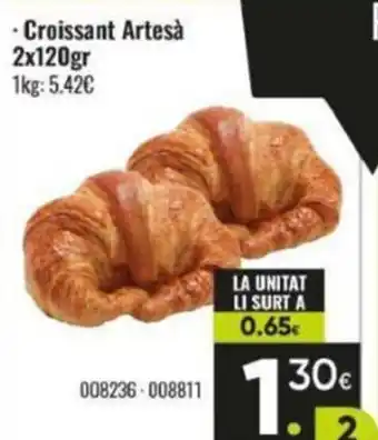 Family Cash Croissant Artesà oferta