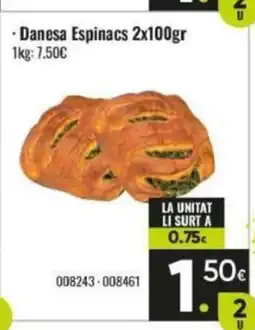 Family Cash Danesa Espinacs oferta