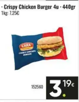 Family Cash Crispy Chicken Burger oferta