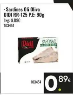 Family Cash DIDI Sardines Oli Oliva oferta