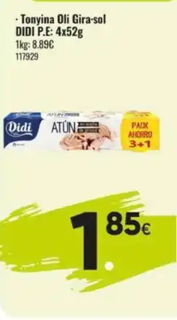 Family Cash DIDI Tonyina Oli Gira-sol oferta