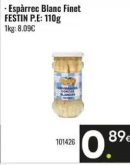 Family Cash FESTIN Espàrrec Blanc Finet oferta