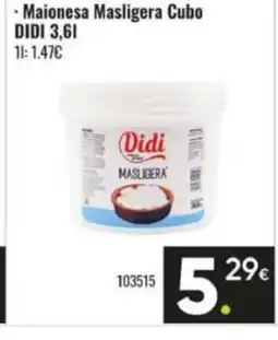 Family Cash DIDI Maionesa Masligera Cubo oferta