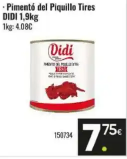 Family Cash DIDI Pimentó del Piquillo Tires oferta