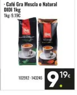 Family Cash DIDI Café Gra Mescla o Natural oferta