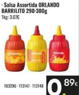 Family Cash ORLANDO BARRILITO Salsa Assortida oferta