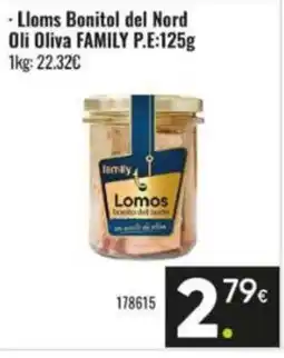 Family Cash FAMILY Lloms Bonitol del Nord Oli Oliva oferta