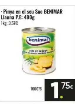 Family Cash BENIMAR Pinya en el seu Suc oferta