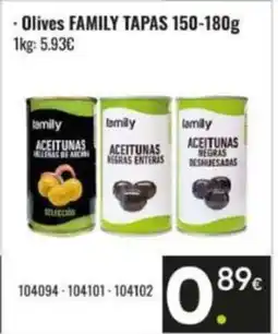 Family Cash FAMILY TAPAS Olives oferta