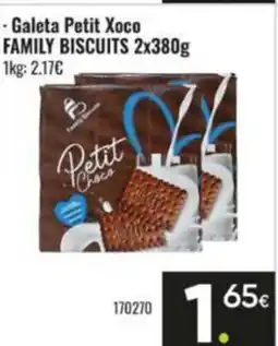 Family Cash FAMILY Galeta Petit Xoco oferta