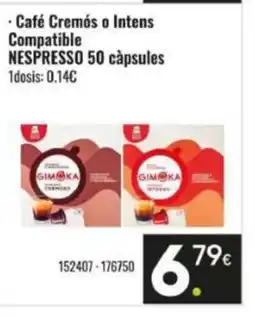 Family Cash NESPRESSO Café Cremós o Intens Compatible oferta
