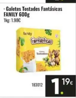 Family Cash FAMILY Galetes Tostades Fantásicas oferta