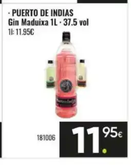 Family Cash PUERTO DE INDIAS Gin Maduixa oferta