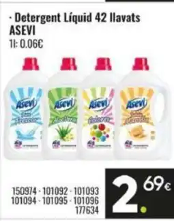 Family Cash ASEVI Detergent Liquid 42 llavats oferta