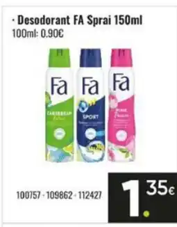 Family Cash FA Desodorant FA oferta