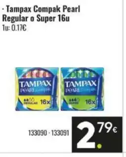 Family Cash TAMPAX Compak Pearl Regular o Super oferta