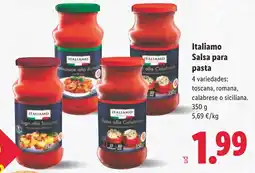 Lidl ITALIAMO Salsa para pasta oferta