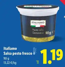 Lidl ITALIAMO Salsa pesto fresco oferta