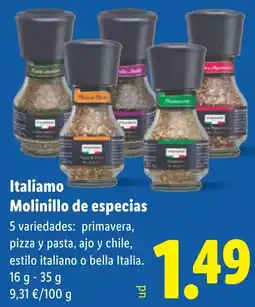 Lidl ITALIAMO Molinillo de especias oferta