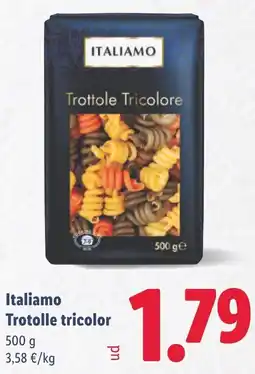 Lidl ITALIAMO Trottole Tricolore oferta